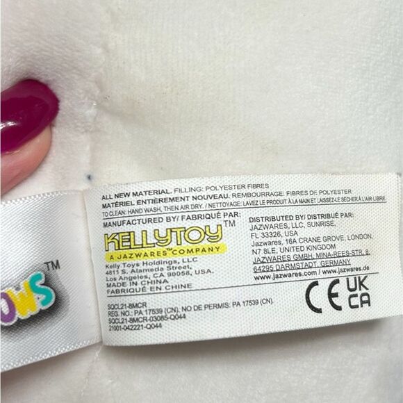 Squishmallows 8" Claire's Exclusive Melty Unicorn ‘Dawna’ Plush Toy - Picture 6 of 9